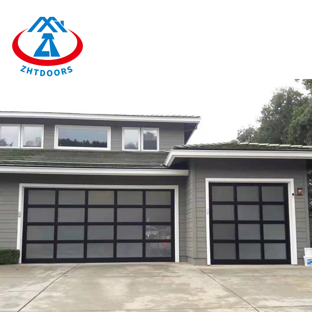 Vertical Lift Glass Garage Door