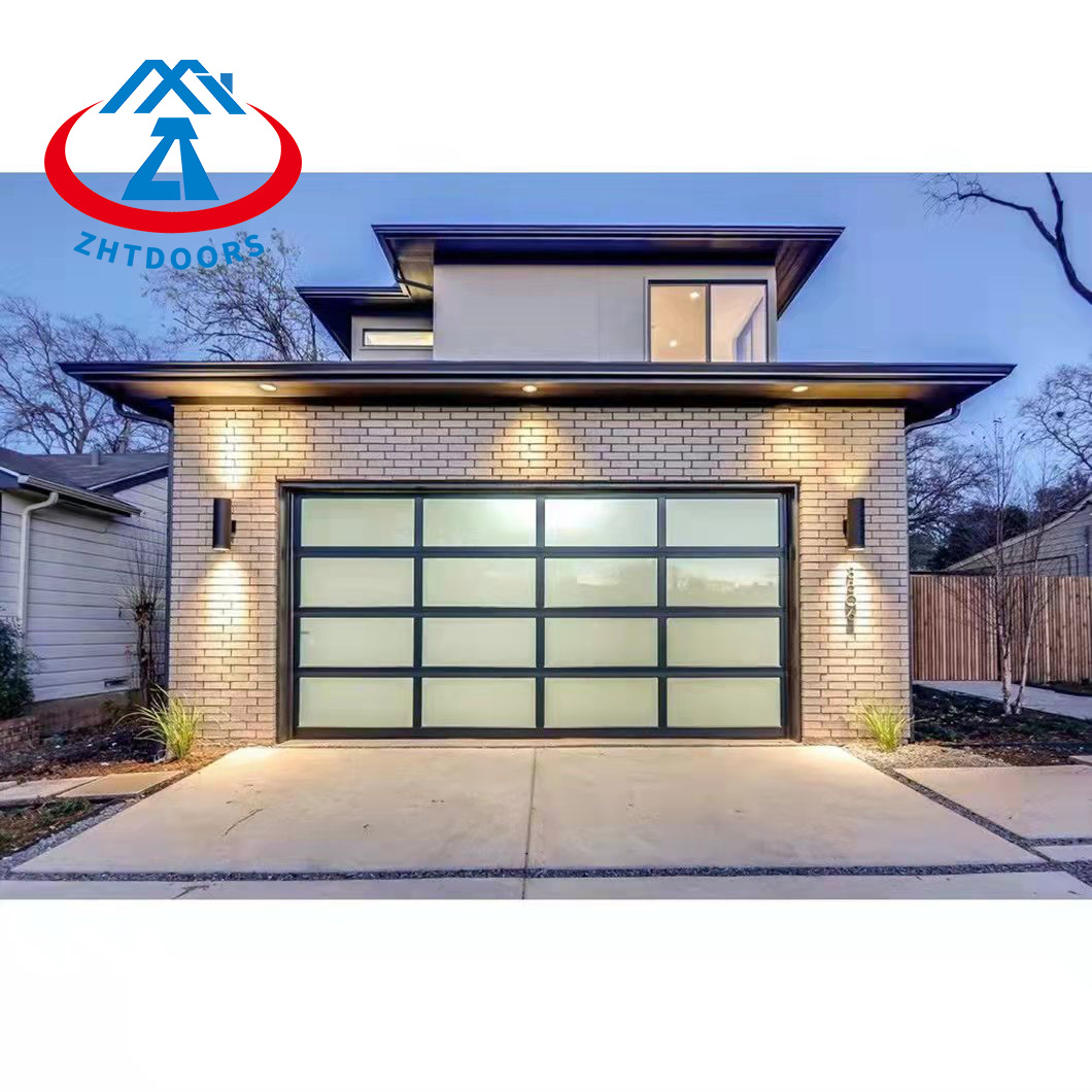 Vertical Lift Glass Garage Door