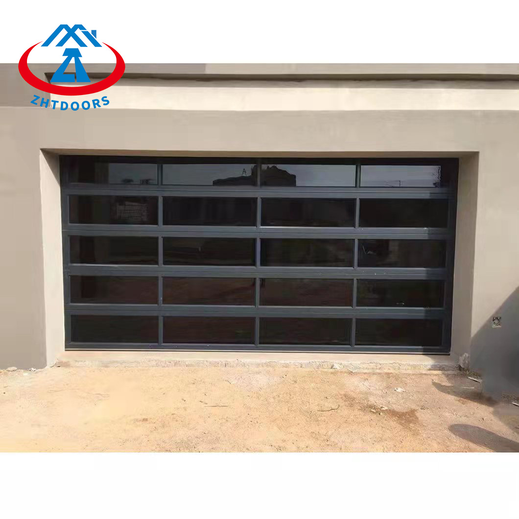 Vertical Lift Glass Garage Door