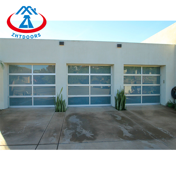 Glass Garage Doors White