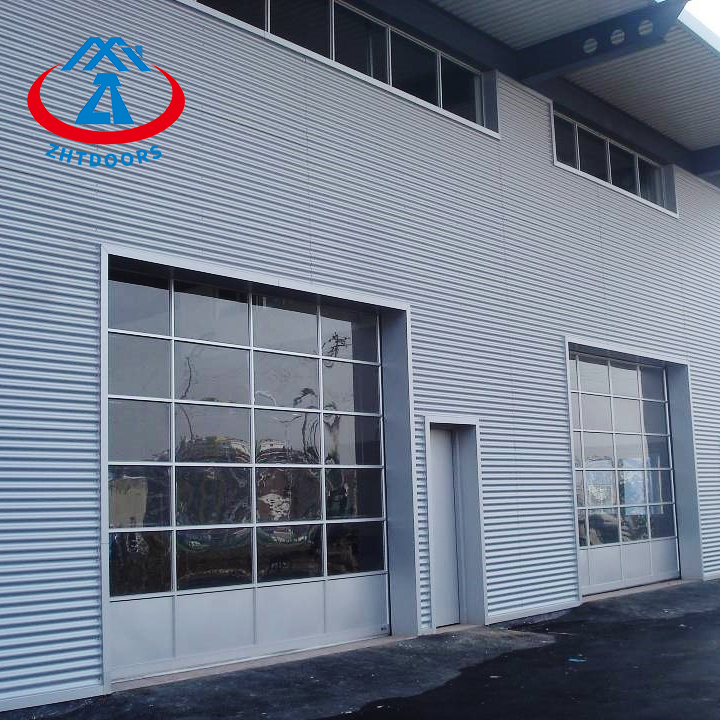 Glass Industrial Garage Doors