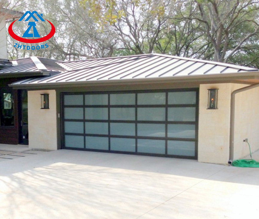 One Piece Glass Garage Door