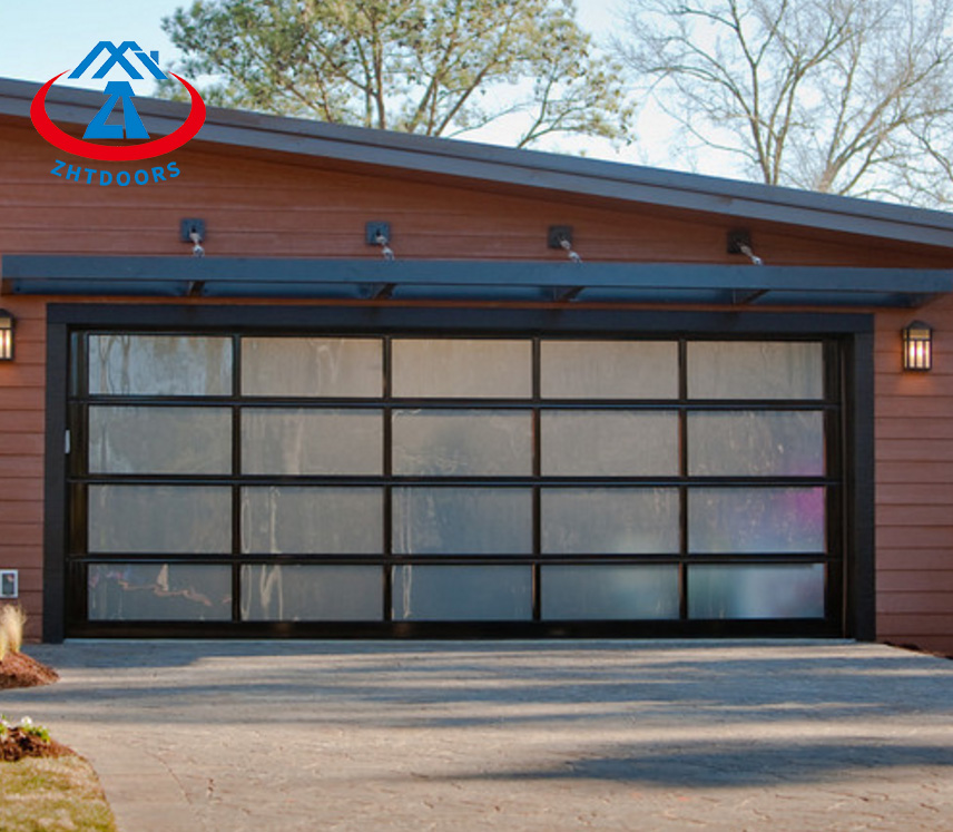 One Piece Glass Garage Door