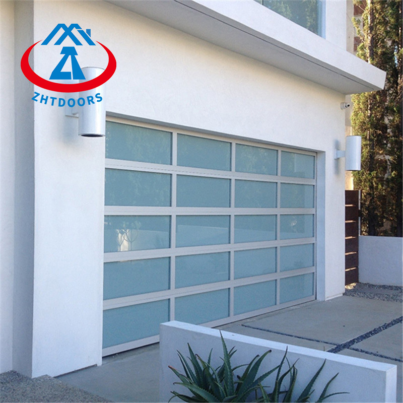 Garage Door With Frosted Glass Panels