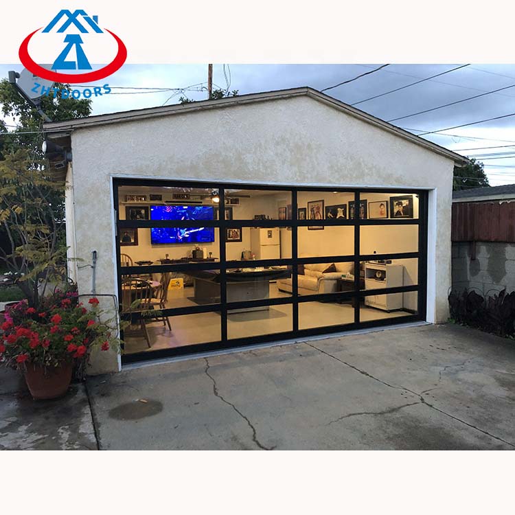 Glass Panel Roll Up Garage Doors Zhongtai