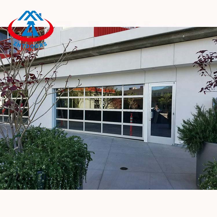 Glass Panel Roll Up Garage Doors Zhongtai