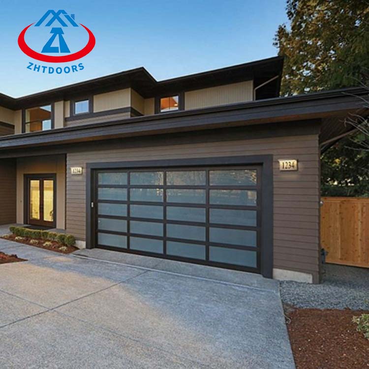 Glass Panel Roll Up Garage Doors Zhongtai