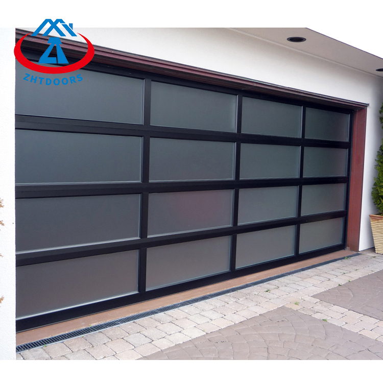 Glass sliding door for garage