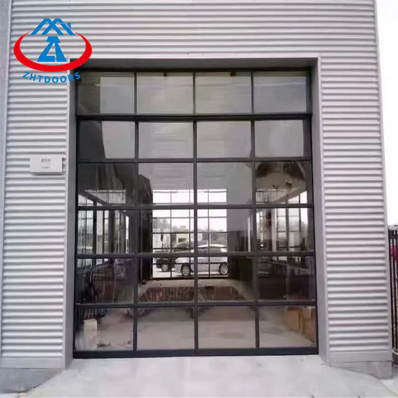 Aluminum Insulated Garage Doors With Glass