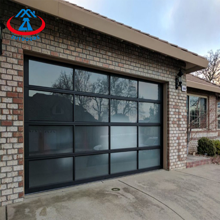 UV Resistant Glass Garage Door For Home Use