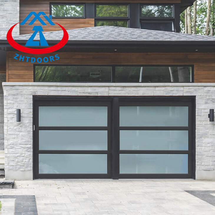 Glass carriage garage doors