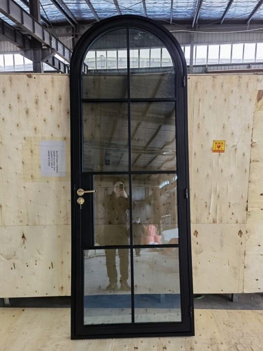 Wholesales Glass French Arched Door