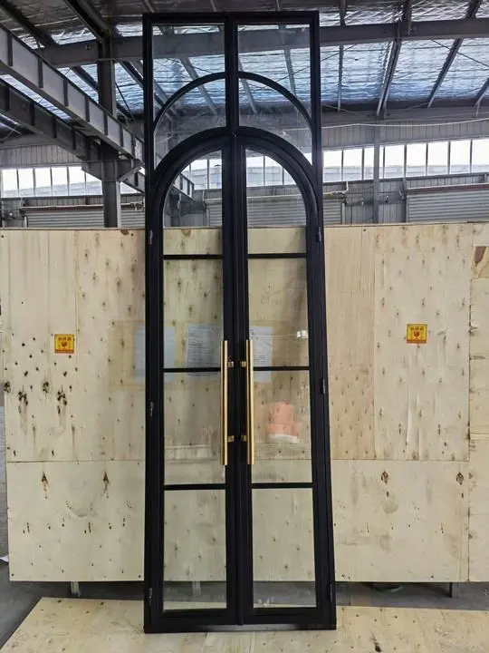 Wholesales Glass French Arched Door