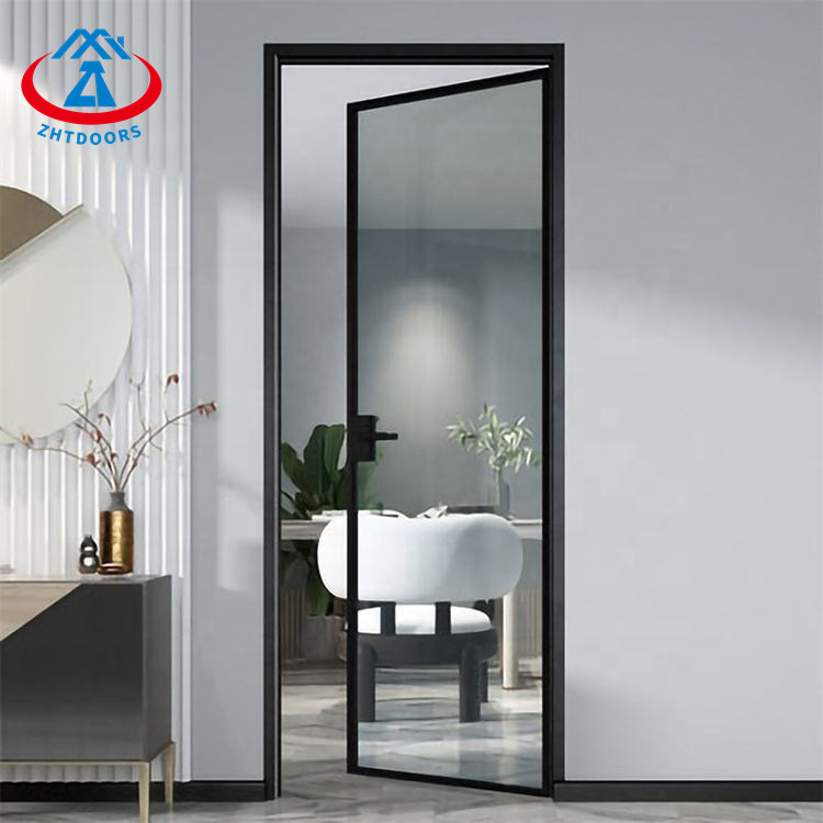 Smart Door Lock Narrow Aluminum Frame Swing Door