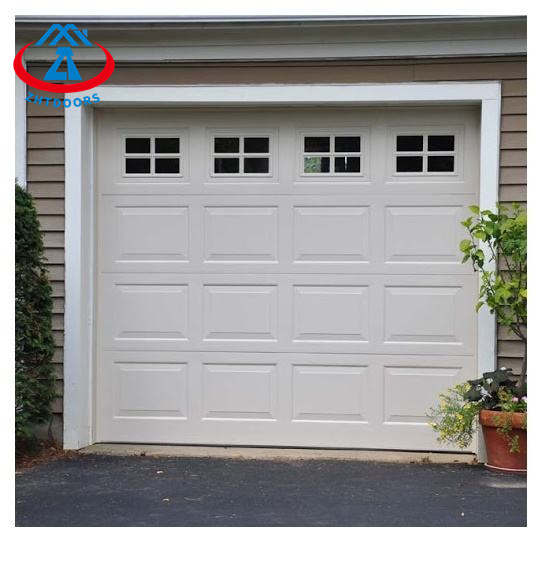 Glass and wood garage doors