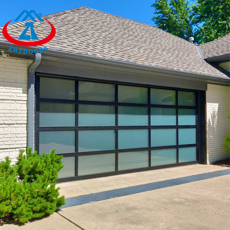 See through garage doors