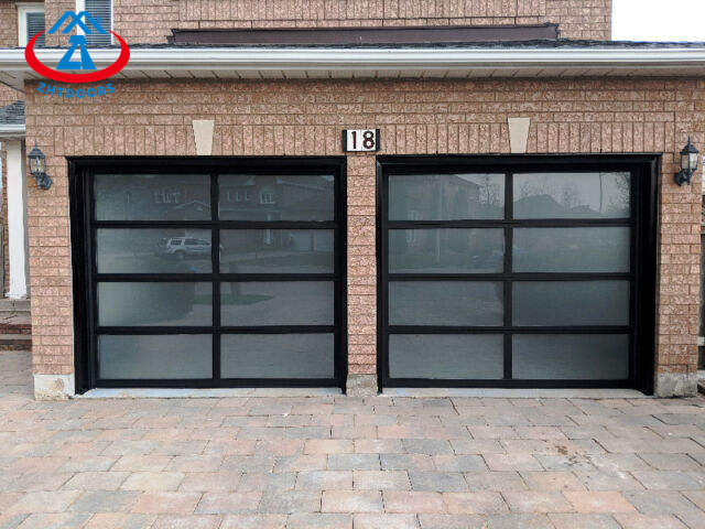 9x7 Selling Good Price Full View Glass Garage Door