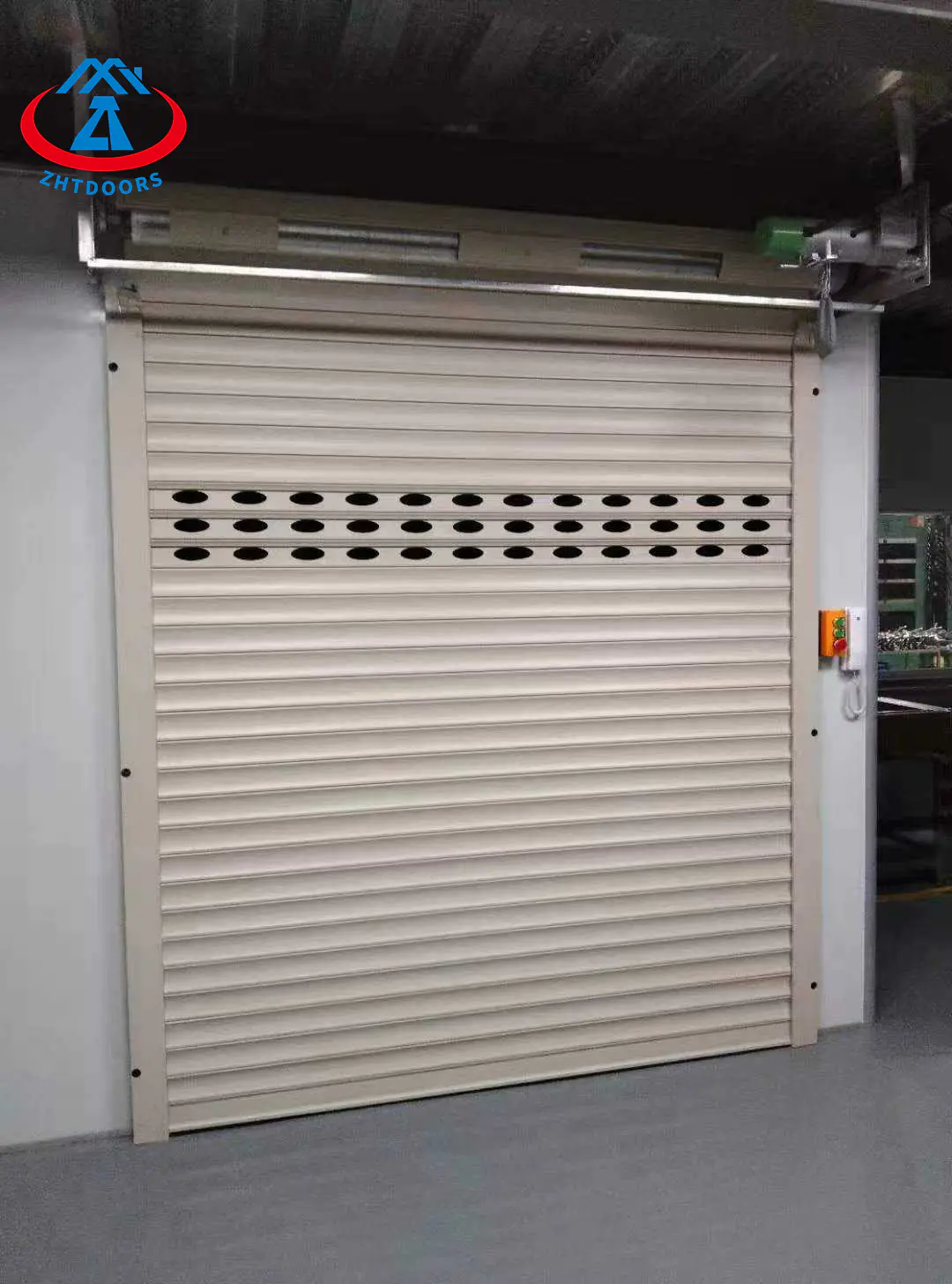 16x10 Modern Roll Up Steel Garage Door
