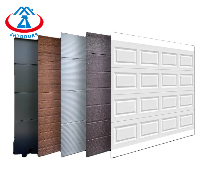 Simple Modern Wood Grain Garage Door