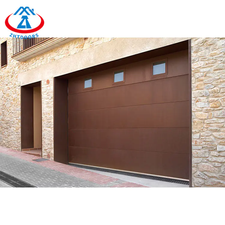 Simple Modern Wooden Garage Door