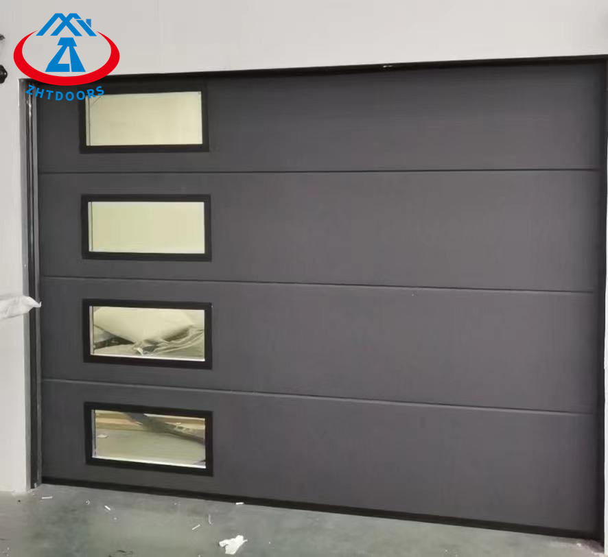 8x7 Aluminum Glass Garage Door 110v