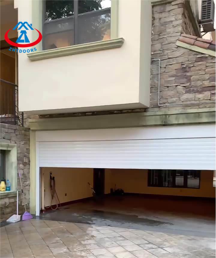 product-Modern Aluminum Remote Control Rolling Garage Door-Zhongtai-img