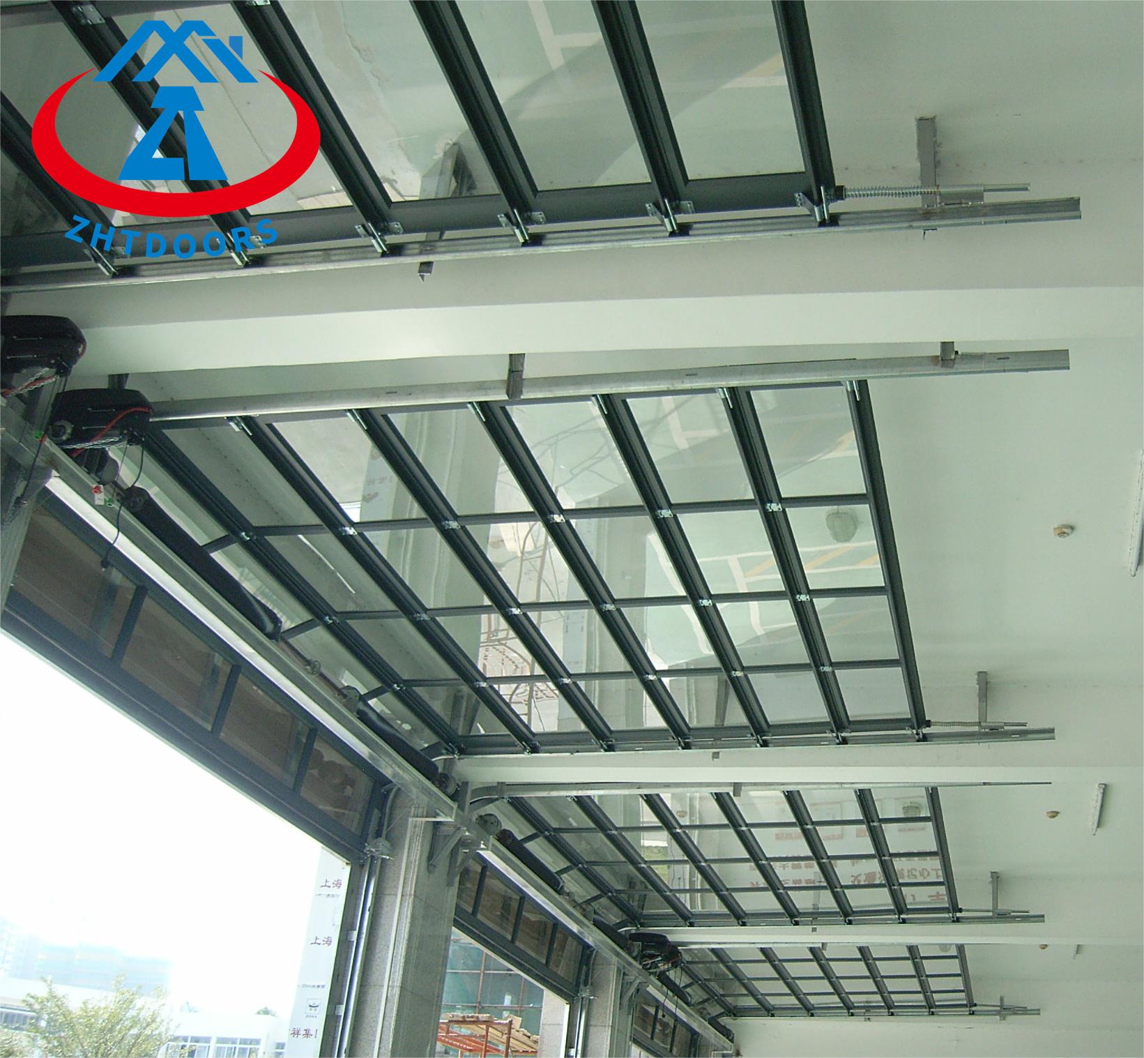 product-Overhead Roll Up Glass Garage Doors-Zhongtai-img