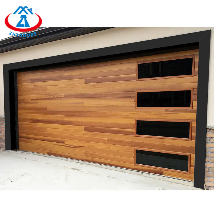 Good Texture Wooden Color Plate Garage Door