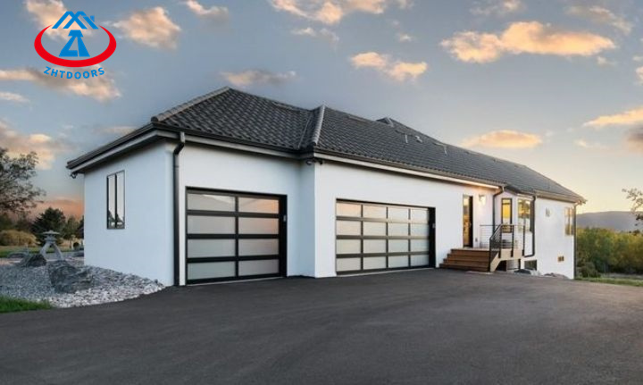 product-Eco-Friendly Black Ggarage Door Glass Modern-Zhongtai-img