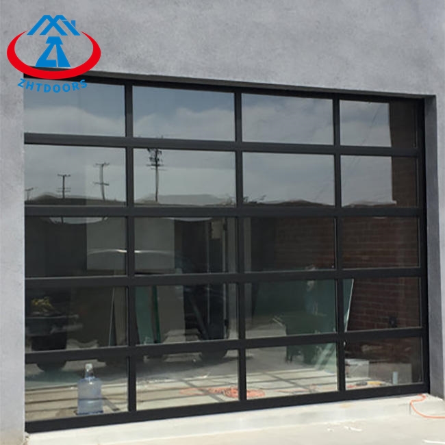 product-High Value Metal Garage Door With Glass-Zhongtai-img