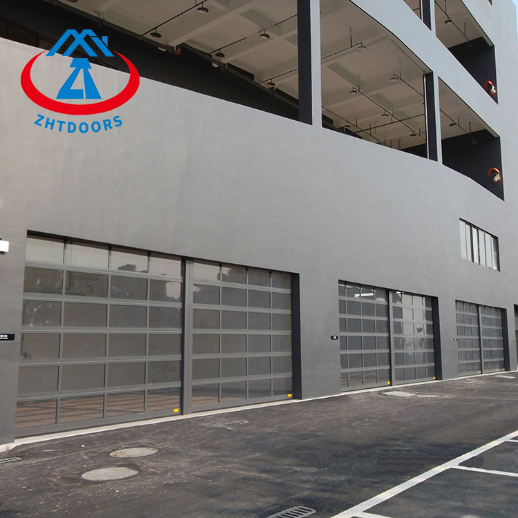 Translucent Commercial Electric Garage Door