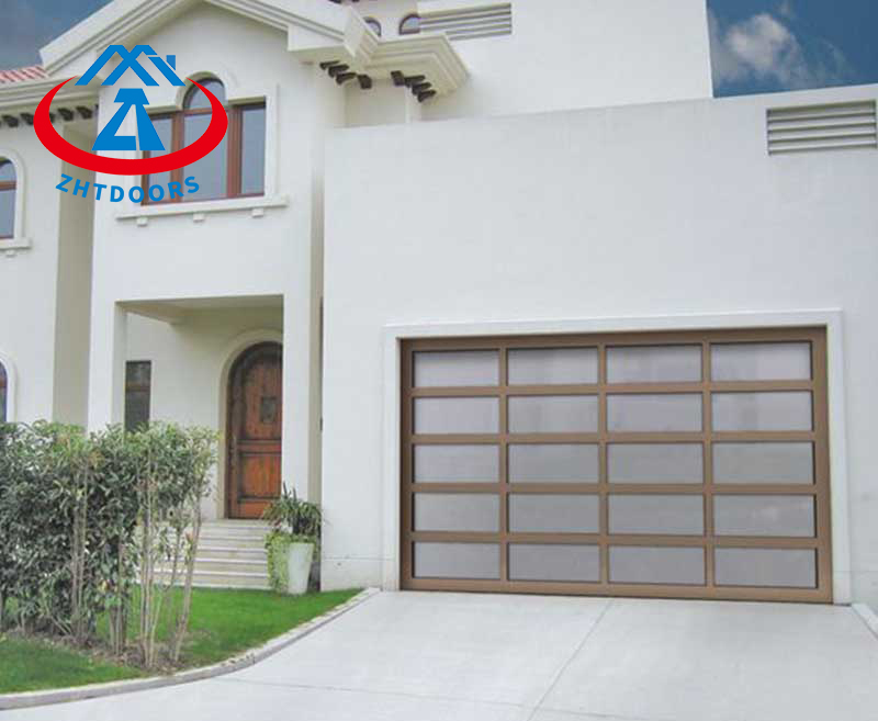 Custom Brown Color Garage Door