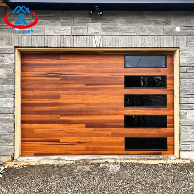 Rot-Resistant And Moisture-Resistant Wood Grain Garage Doors