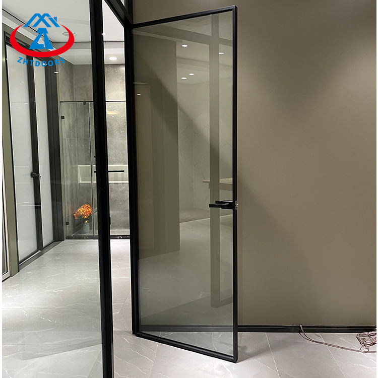 product-Lightweight Narrow Frame Glass Swing Door-Zhongtai-img
