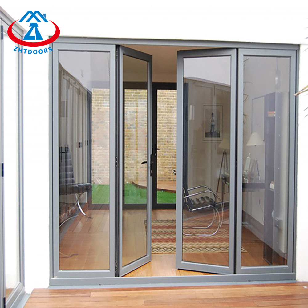 product-Smart Door Lock Narrow Aluminum Double Door-Zhongtai-img