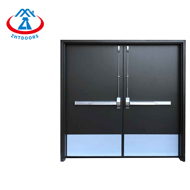 Double Push Rod Fire Doors For Commercial Safety Exits EN Standard