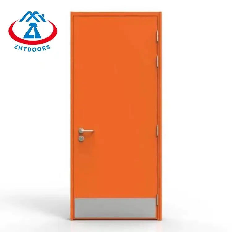 Economical And Practical BS Standard Fire Safety Single Door With Kick Board