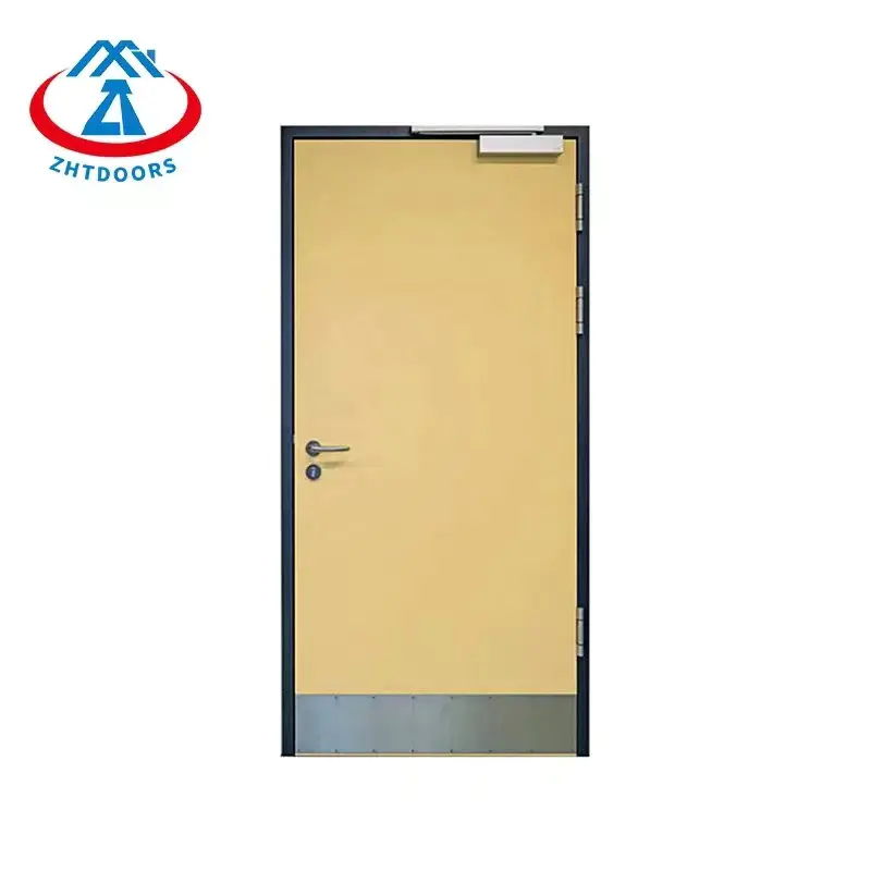 Economical And Practical BS Standard Fire Safety Single Door With Kick Board