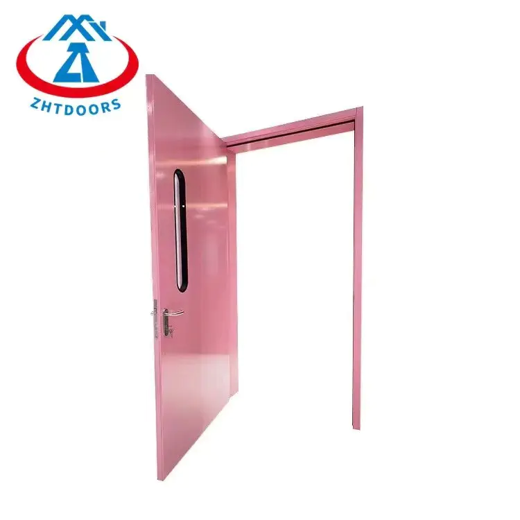 Factory Direct Sales High Safety AS Standard Single Metal Door With Window