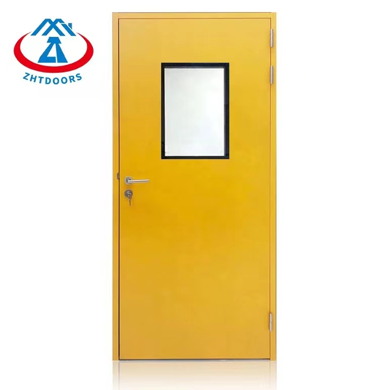 Safe And Reliable UL Standard Hospital Clean Room Fireproof Single Door