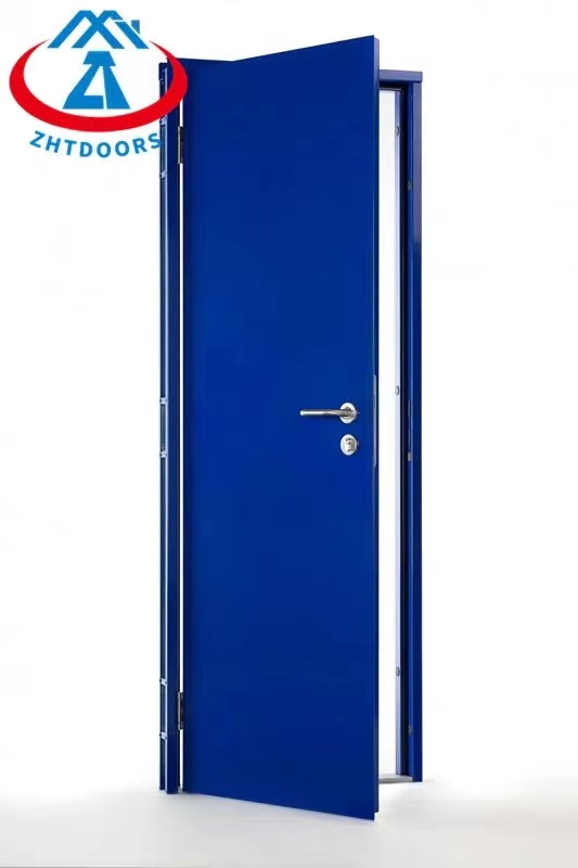 Customized High Quality BS Standard Galvanized Steel Single Rated Doors