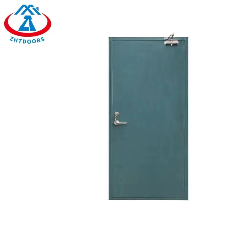 Customized High Quality BS Standard Galvanized Steel Single Rated Doors