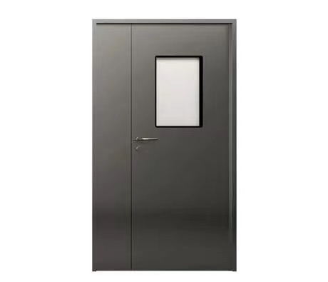 Manufacturer's Best Selling AS Standard Double Leaf Fireproof Inertial Clean Door