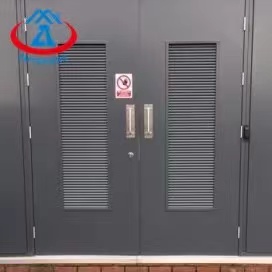 Excellent Factory BS Standard Double Leaf Louver Fire Door