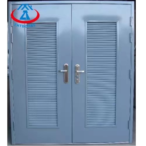 Excellent Factory BS Standard Double Leaf Louver Fire Door
