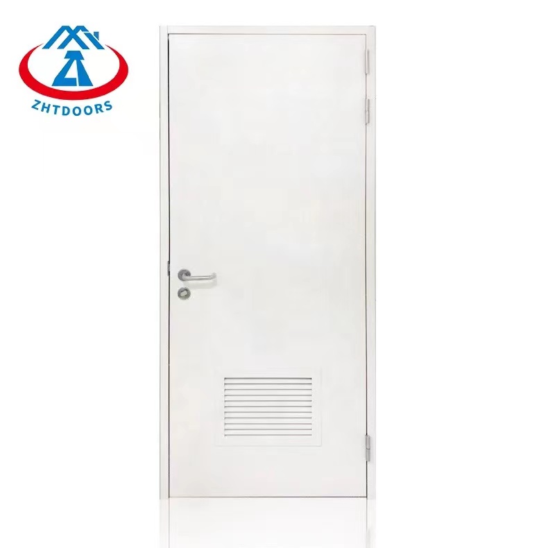 Excellent Quality BS Standard Single Leaf Fire Door With Shutters At The Bottom
