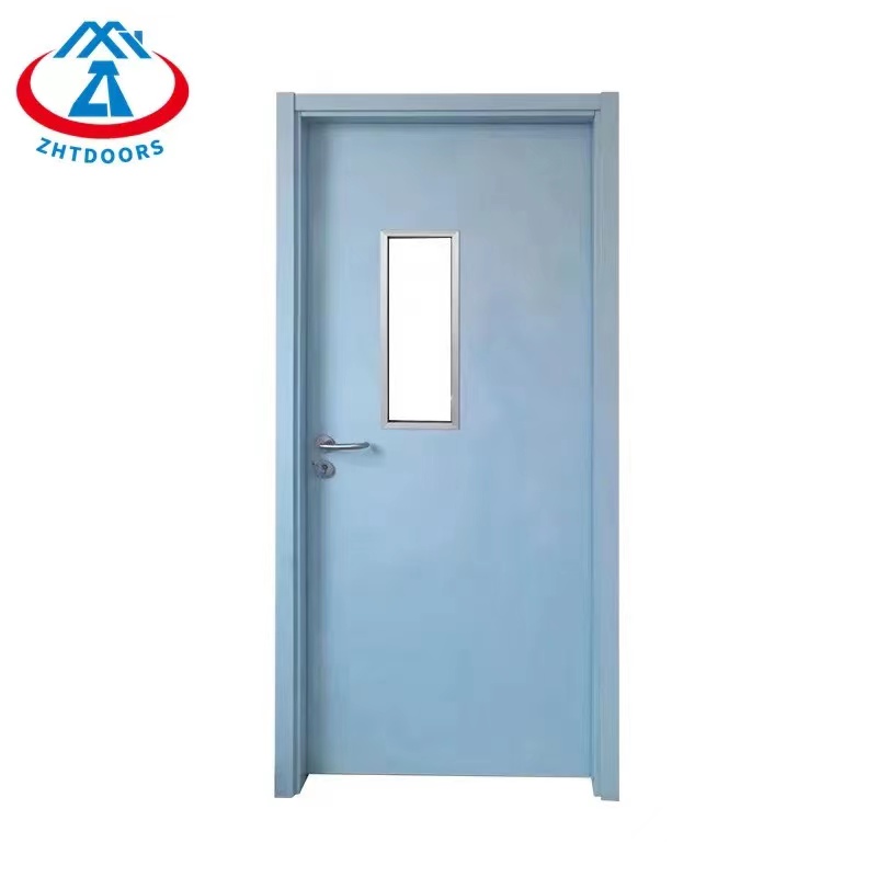 Customized Multi Color EN Standard Metal Emergency Exit Door With Vision Window