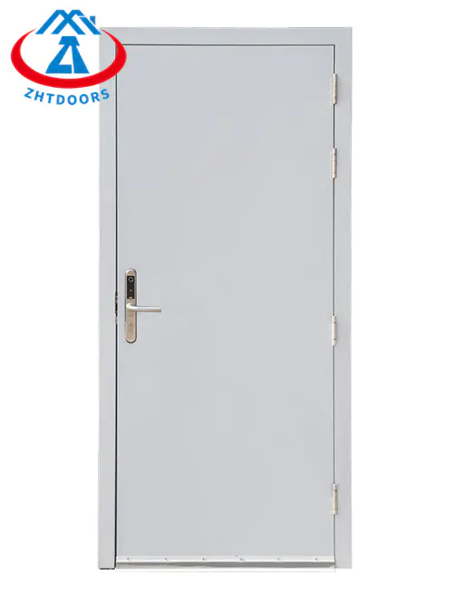 Fire Resistant French BS Standard Single Opening Sealed Door
