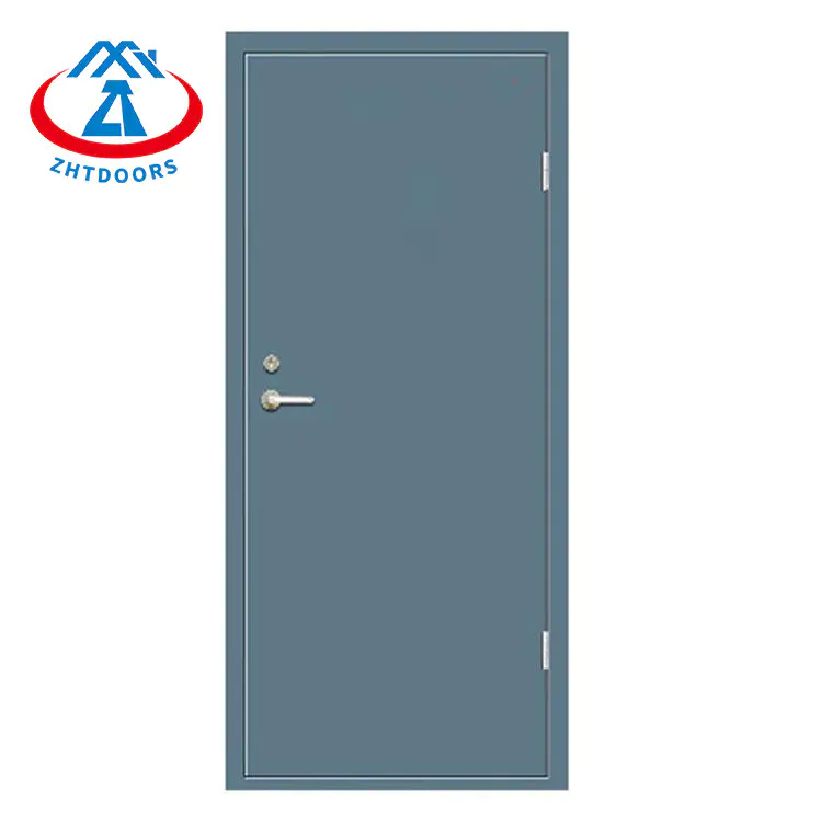 Fire Resistant French BS Standard Single Opening Sealed Door