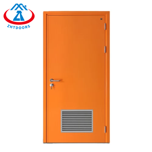 Customized UL Standard Fire Doors With Louver Panels